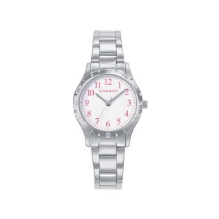 RELOJ VICEROY NIÑA ACERO BRAZALETE ESF BLANCA/ROSA
