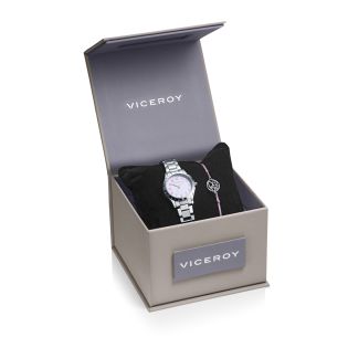 RELOJ VICEROY NIÑA ACERO BRAZALETE ESF BLANCA/ROSA