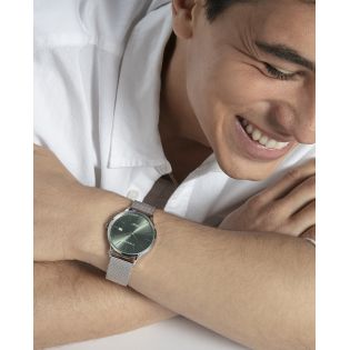 RELOJ VICEROY CABALLERO ARMIS ACERO MALLA ESF. VERDE 