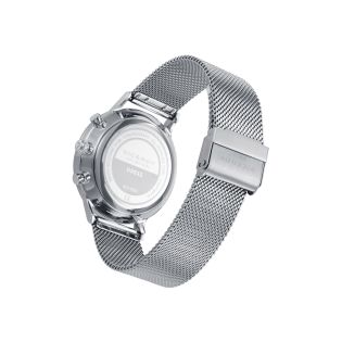 RELOJ VICEROY CABALLERO ARMIS ACERO MALLA ESF. NEGRA CRONOGRAFO 