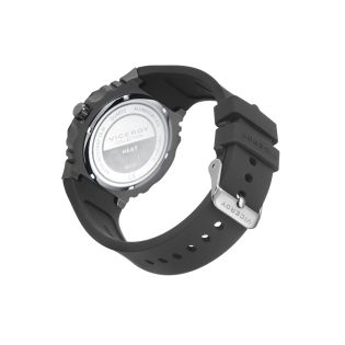 RELOJ VICEROY CAB ALUMINIO CAUCHO NEGRO