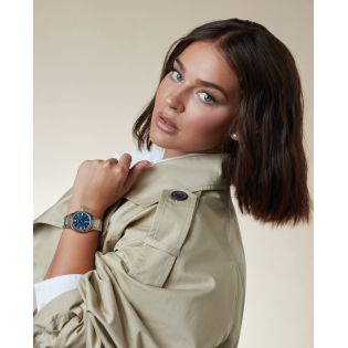 RELOJ VICEROY SAPPHIRE SEÑORA ARMIS ACERO IP DORADO ESF. AZUL CRISTAL ZAFIRO  