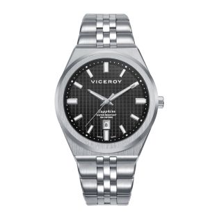 RELOJ VICEROY CAB ACERO BRAZALETE ESF GRIS ZAFIRO SWISS MADE