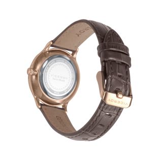RELOJ VICEROY SRA ACERO CORREA IP ROSA ZAFIRO SWISS MADE