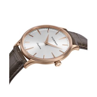 RELOJ VICEROY CAB ACERO CORREA IP ROSA ZAFIRO SWISS MADE