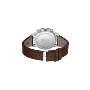 RELOJ BOSS CAB ACERO CORREA ESF AZUL