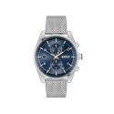 RELOJ BOSS CAB ACERO CRONOGRAFO ESF AZUL MALLA 