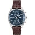 RELOJ BOSS CAB ACERO CORREA MULTF ESF AZUL 