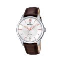 RELOJ FESTINA CAB ACERO CORREA ESF BLANCA