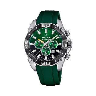 RELOJ FESTINA CAB ACERO CRONO ESF VERDE