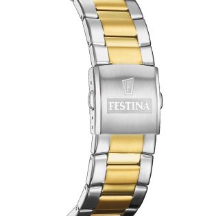 RELOJ FESTINA CAB CRONO BRAZALETE BICOLOR ESF AZUL