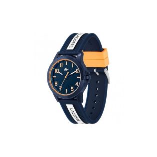 RELOJ LACOSTE AZUL, BLANCO PASAPUENTE NARANJA 