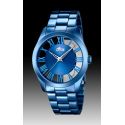 RELOJ LOTUS SRA ACERO IP AZUL 