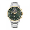 RELOJ TOMMY HILFIGER CAB ACERO BRAZALETE MULTF. ESF VERDE