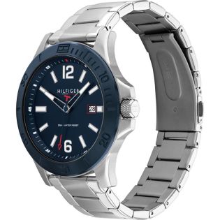 RELOJ TOMMY HILFIGER RYAN 3AG AC 46MM BIS ESF AZ MAR BRAZA