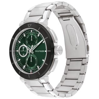 RELOJ TOMMY HILFIGER CAB ACERO MULTF ESF VERDE BRAZALETE