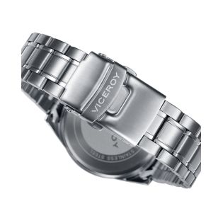RELOJ VICEROY CAB CRONO ACERO IP ROSA BRAZALETE