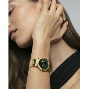 RELOJ VICEROY CAB ACERO IP DORADO BRAZALETE