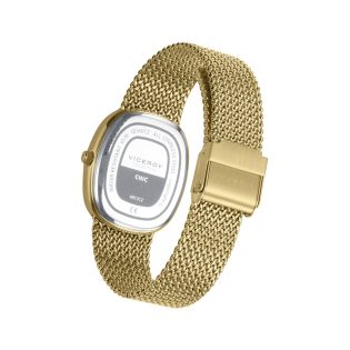 RELOJ VICEROY SRA ACERO MALLA IP DORADO ESF VERDE 