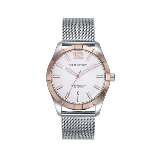 RELOJ VICEROY CAB ACERO BRAZALETE IP BLUE