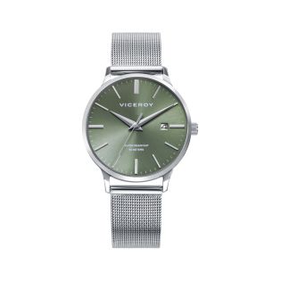 RELOJ VICEROY SEÑORA CORREA MALLA ACERO ESF. VERDE 