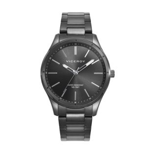 RELOJ VICEROY CABALLERO ARMIS ACERO IP GRIS  ESF. GRIS