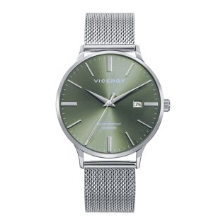 RELOJ VICEROY CABALLERO ARMIS ACERO MALLA ESF. VERDE 