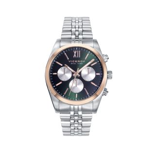 RELOJ VICEROY CAB MULTF ACERO IP ROSA BRAZALETE