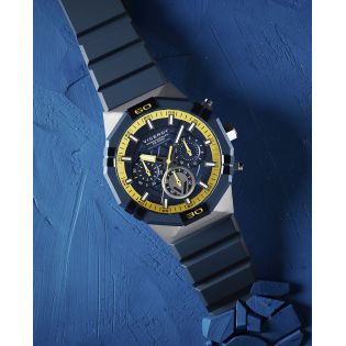 RELOJ VICEROY CAB ACERO CRONOGRAFO IP AZUL CORREA CAUCHO AZUL NEO