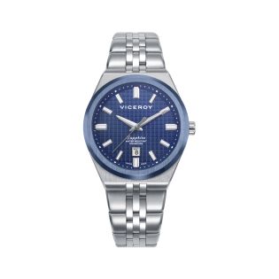 RELOJ VICEROY SRA ACERO BRAZALETE IP AZUL ZAFIRO SWISS MADE