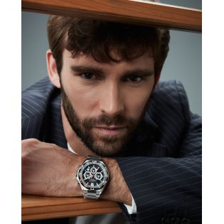 RELOJ VICEROY CAB CRONOGRAFO ACERO BRAZALETE ESF NEGRA