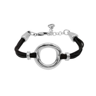 PULSERA CICLON LARA ZAMAC CUERO