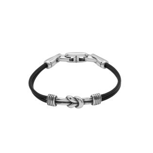 PULSERA CICLON MINI RIZO ZAMAC CUERO 