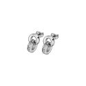 PENDIENTES LOTUS STYLE ACERO CIRCONITAS