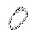 PULSERA LOTUS STYLE SRA ACERO