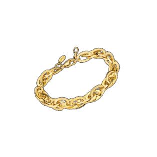 PULSERA LOTUS STYLE SRA ACERO CHAPADO