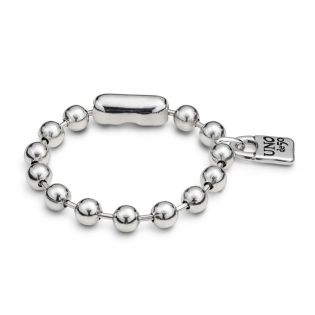 PULSERA UNODE50 METAL 15 MICRAS COPITO DE NIEVE