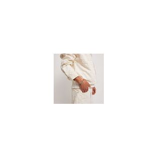 PULSERA UNO DE 50 CUERO DOBLE CAMEL 