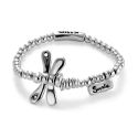 PULSERA UNODE50 SER REBELDE BOLAS LIBÉLULA 20 MICRAS