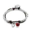 PULSERA UNODE50 SER FASCINANTE CUERO 20 MICRAS
