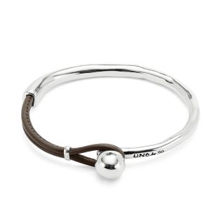 PULSERA UNODE50 SER INTREPIDA CUERO 20 MICRAS