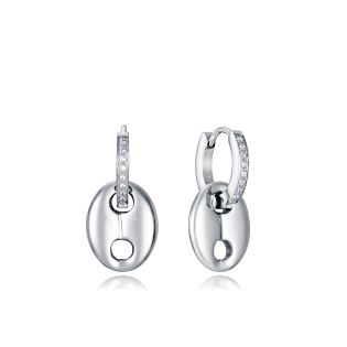 PENDIENTES VICEROY ACERO CIRCONITAS