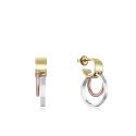 PENDIENTES VICEROY ACERO IP ROSA Y DORADO SRA