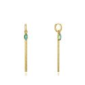 PENDIENTES VICEROY ACERO IP DORADO CIRCONITAS