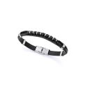 PULSERA VICEROY CAB ACERO Y PIEL 