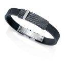 PULSERA VICEROY SILICONA PLACA ACERO CAB FASHION