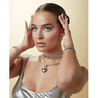 PULSERA VICEROY ACERO TUBOGAS LAURA ESCANES