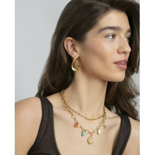 PENDIENTES VICEROY SRA ACERO CHAPADO FASHION