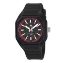 RELOJ MAREA CABALLERO CORREA GOMA NEGRA 