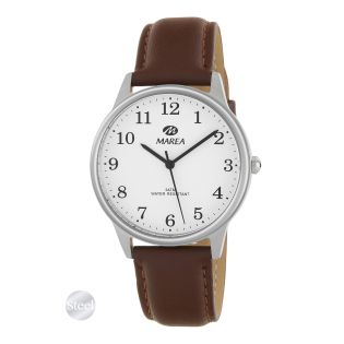 RELOJ MAREA CABALLERO CORREA PIEL ESF, BLANCA 